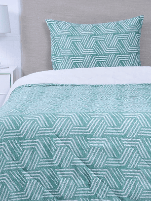 Plumón 1.5 Básico Sherpa Estampado  - Lagoon