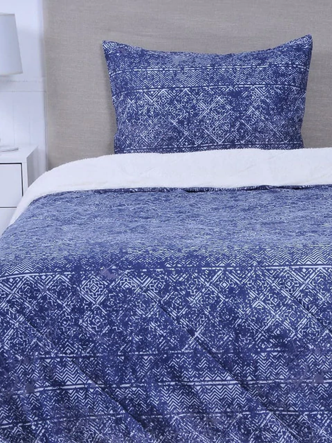 Plumón 1.5 Básico Sherpa Estampado  - Smoke 1