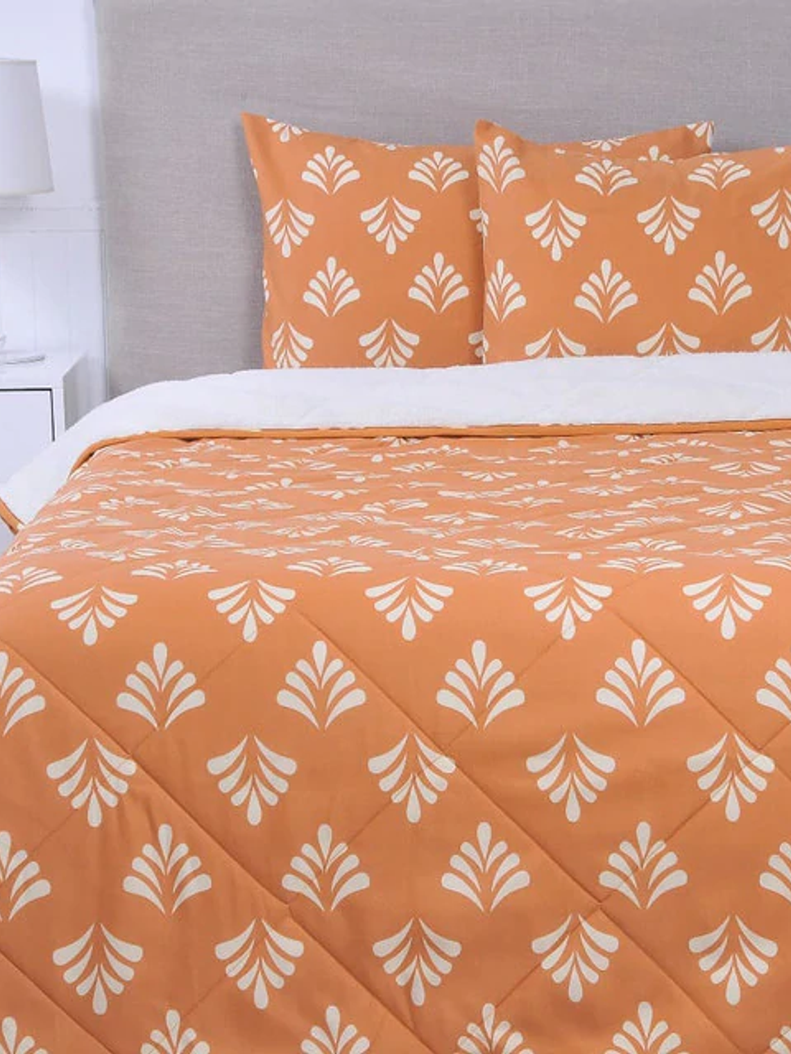 Plumón 2P Básico Sherpa Estampado  - Clementina 1