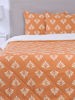 Plumón KING Básico Sherpa Estampado  - Clementina