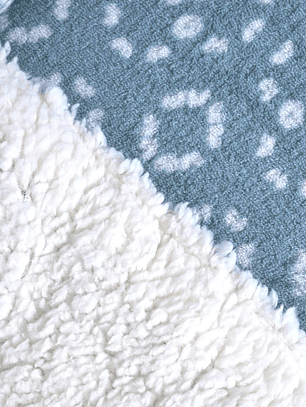 Plumón KING Coral Print Sherpa - Mist