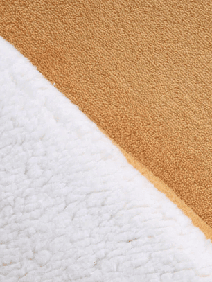 Plumón 1.5 Coral Sherpa Liso - Amarillo