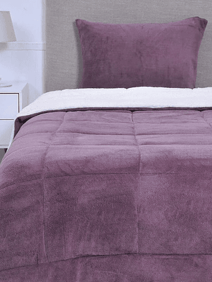 Plumón 1.5 Coral Sherpa Liso - Morado