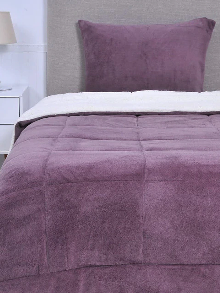 Plumón 1.5 Coral Sherpa Liso - Morado 1