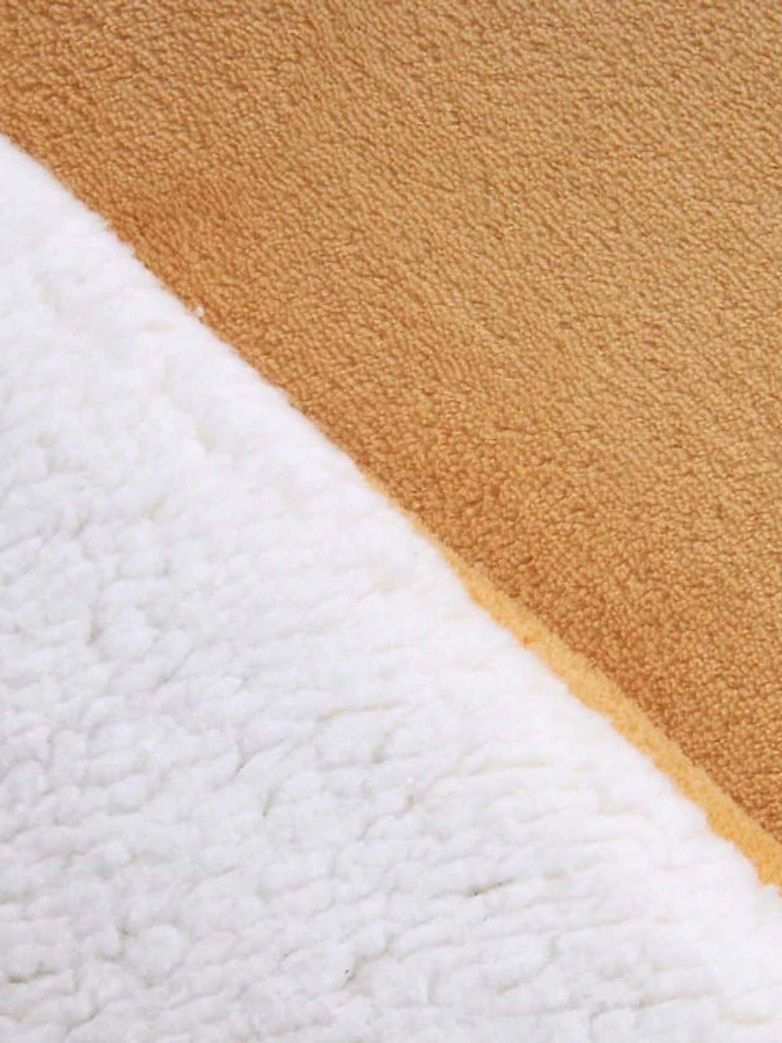 Plumón 2P Coral Sherpa Liso - Amarillo 2