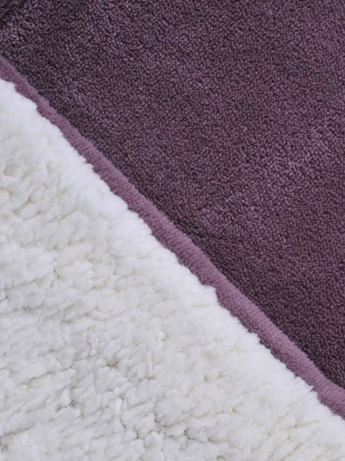 Plumón KING Coral Sherpa Liso - Morado 2