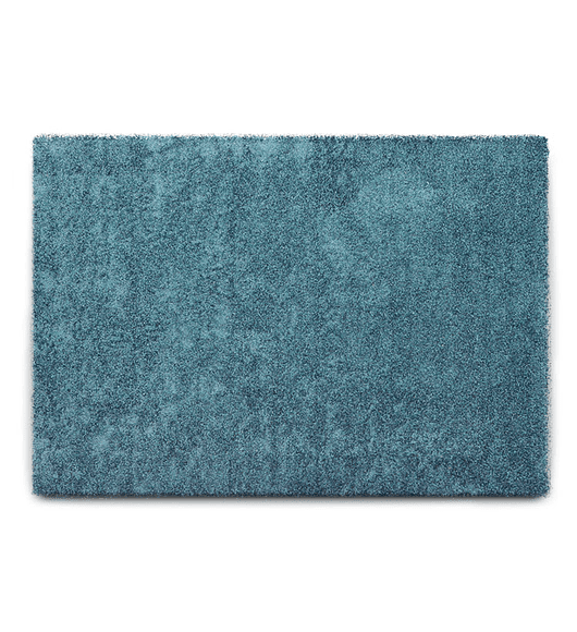 Alfombra Shaggy Casino 133x190 cm Turquesa