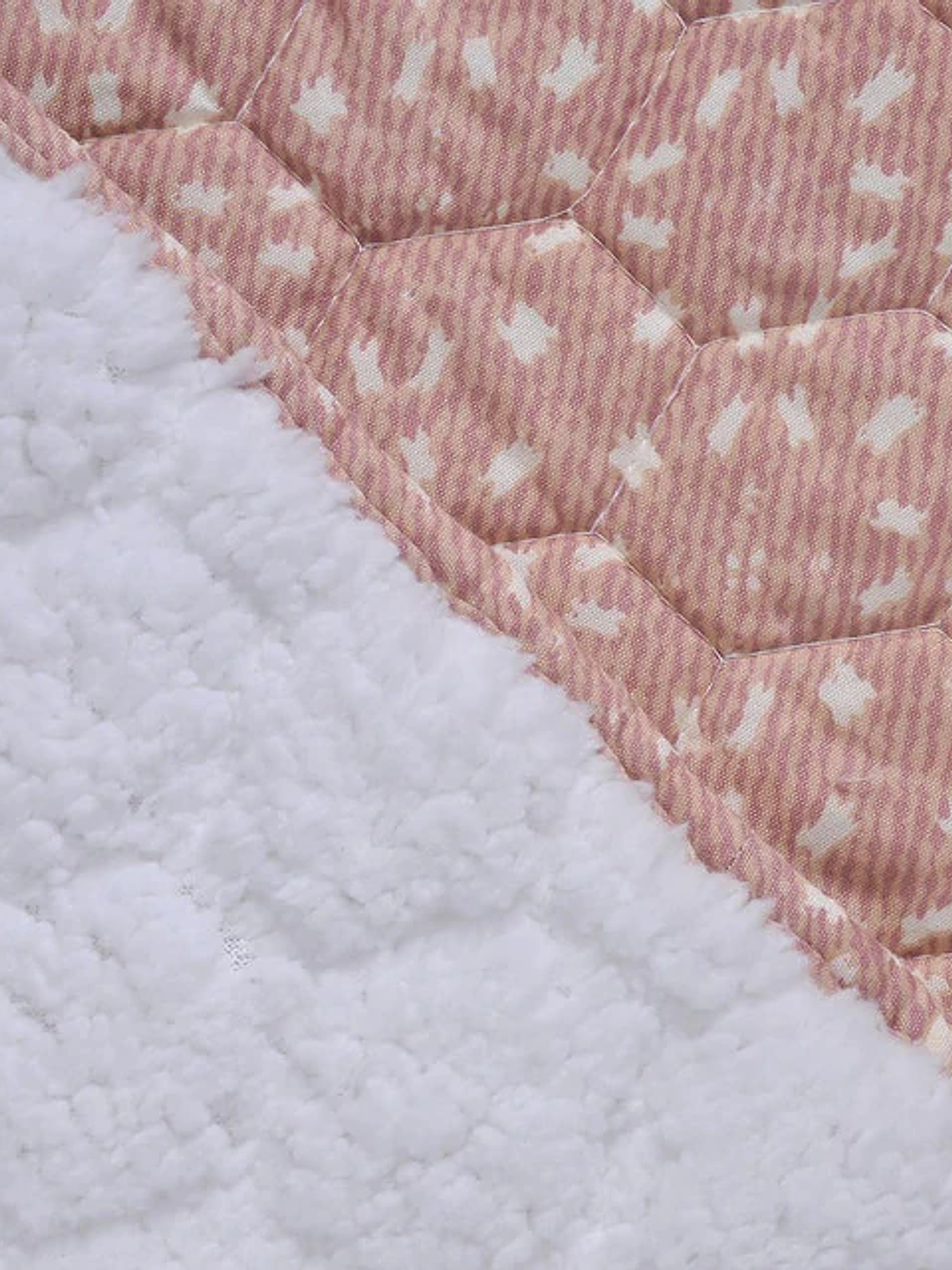 Quilt KING Sherpa Estampado - Brick 2