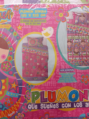 Plumón Infantil Reversible - Que sueñes con los angelitos...