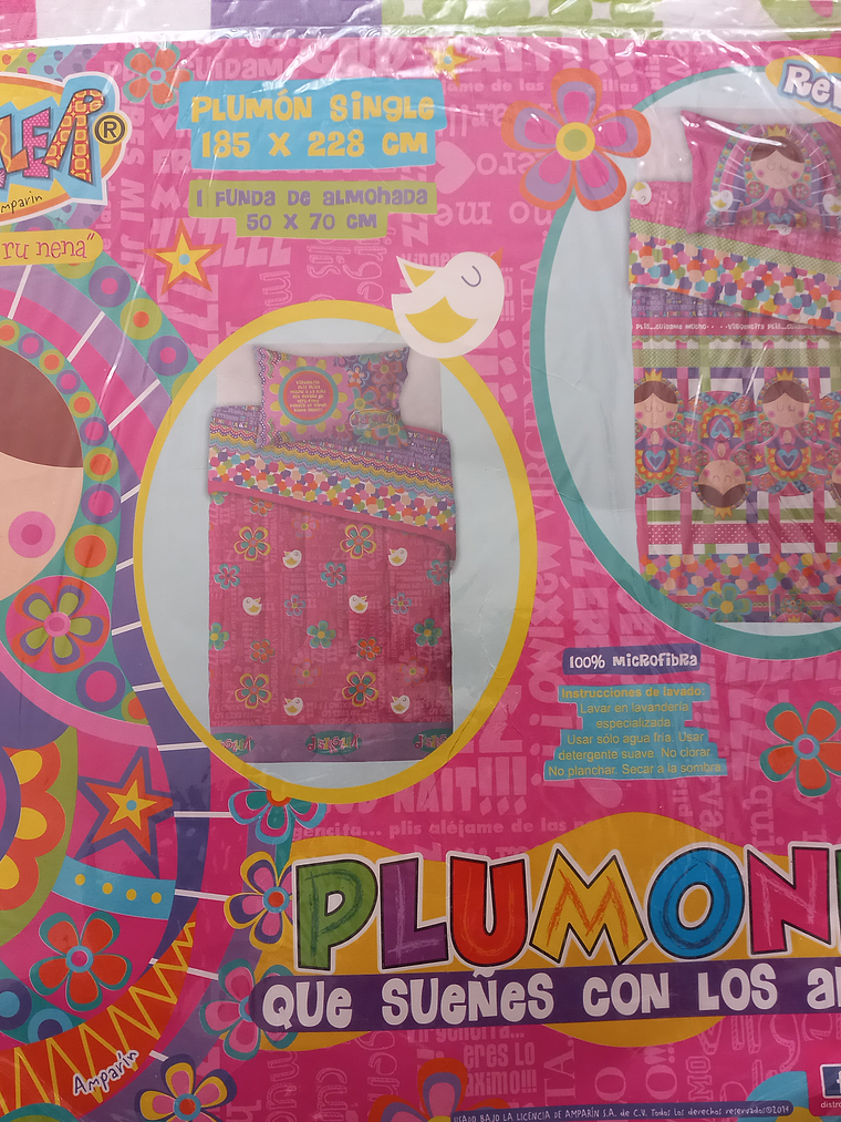 Plumón Infantil Reversible - Que sueñes con los angelitos... 1