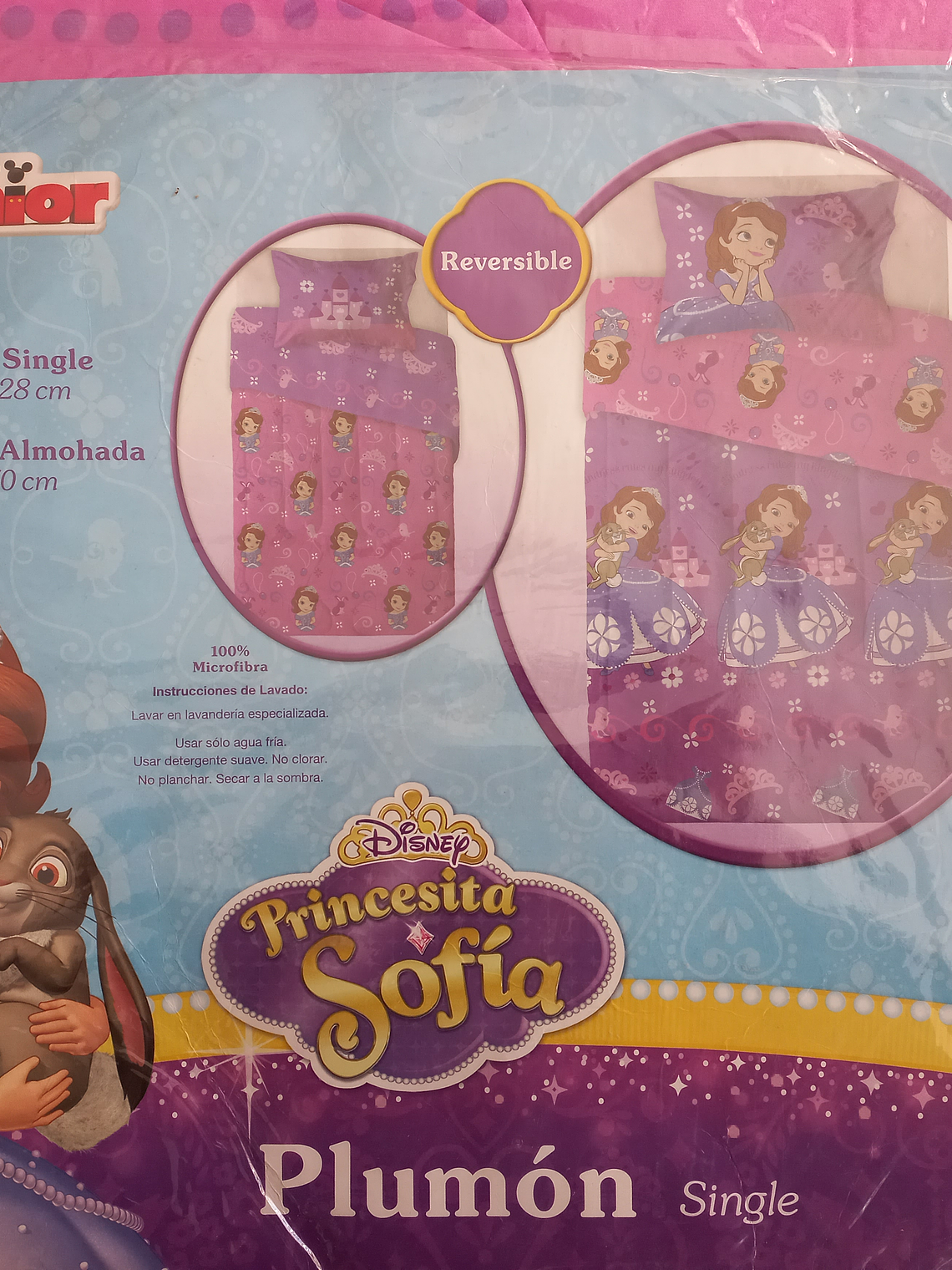 Plumón Infantil Reversible - Princesita Sofìa 1