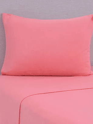 Sábana Polar Lisa 1.5P Coral