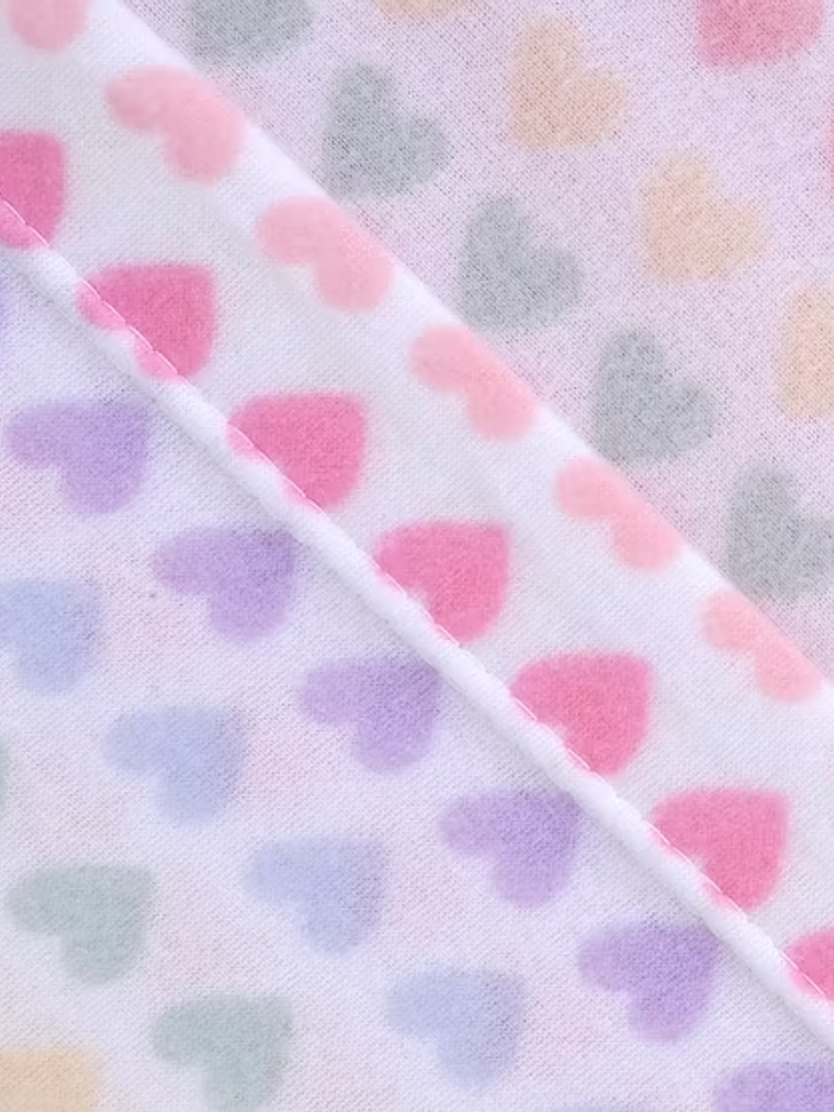 Sábana Polar Estampada Infantil - Heart 2