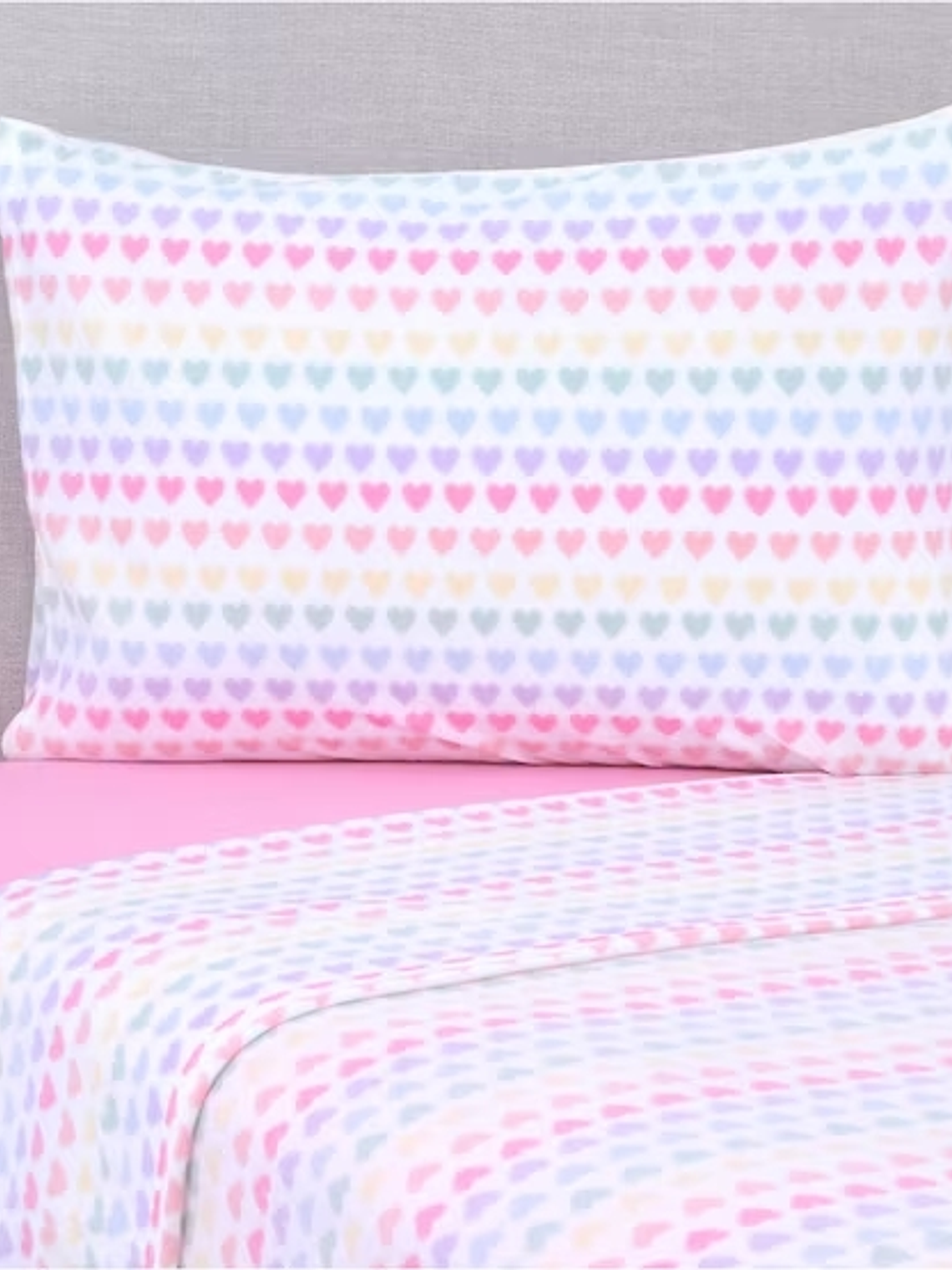 Sábana Polar Estampada Infantil - Heart 1