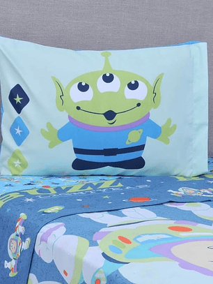 Sábana Single Infantil - Toy Stoy Buzz