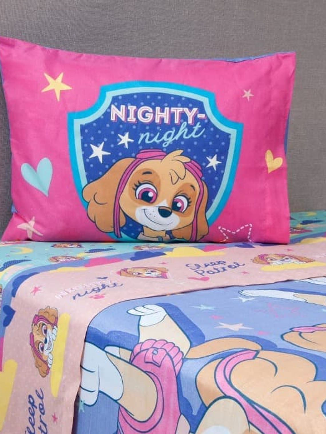 Sábana Single Infantil - Paw Patrol Niña Skye 1