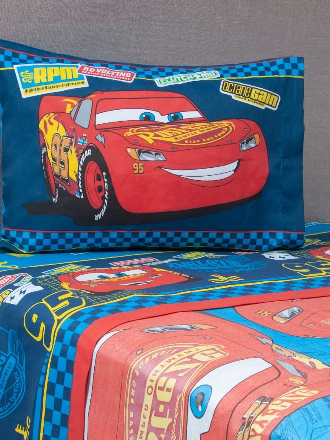 Sábana Single Infantil - Cars Piston Cup 1