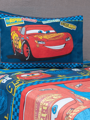 Sábana Single Infantil - Cars Piston Cup