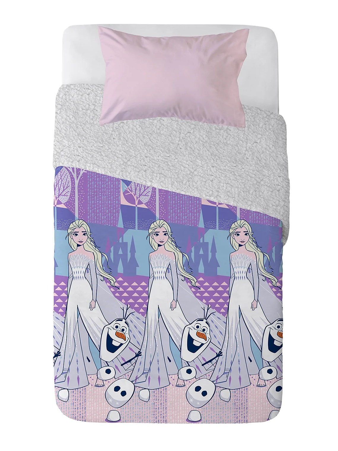 Plumón Microfibra Sherpa Single Frozen Olaf 3