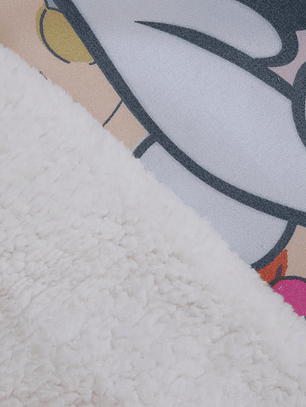 Plumón Microfibra Sherpa Single Minnie Vintage