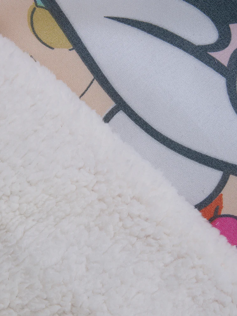 Plumón Microfibra Sherpa Single Minnie Vintage 2