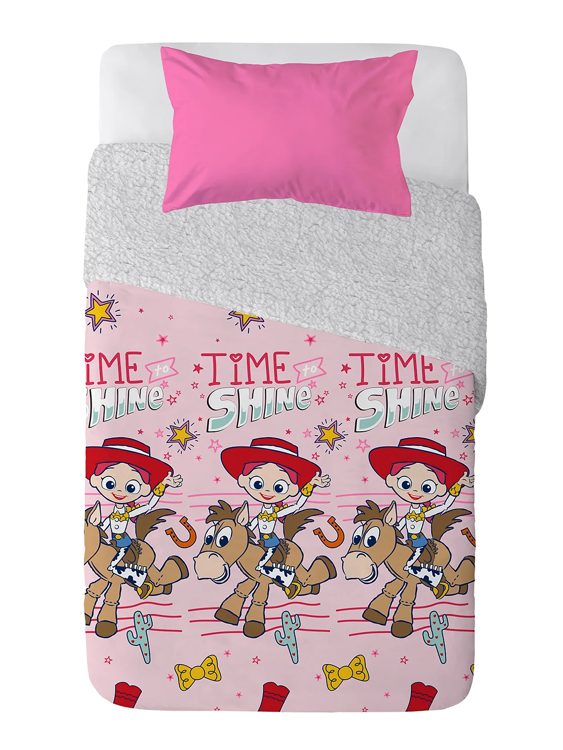 Plumón Microfibra Sherpa Single Toy Story Cow Girl 3