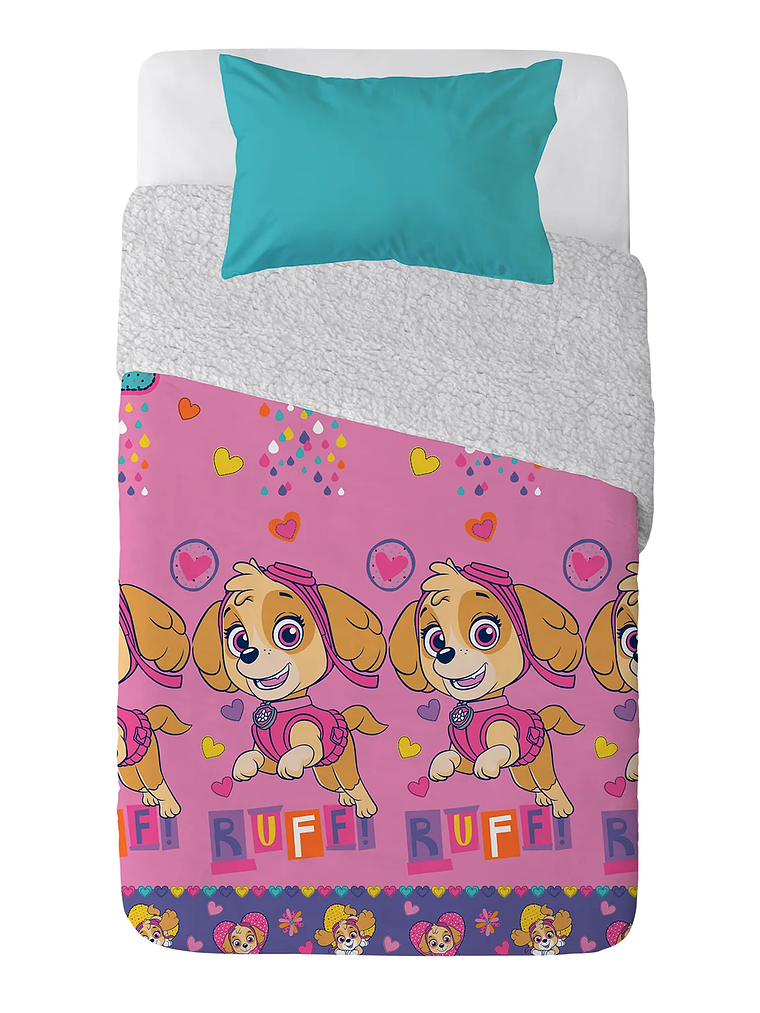 Plumón Microfibra Sherpa Single PWP Niña Ruffi 3