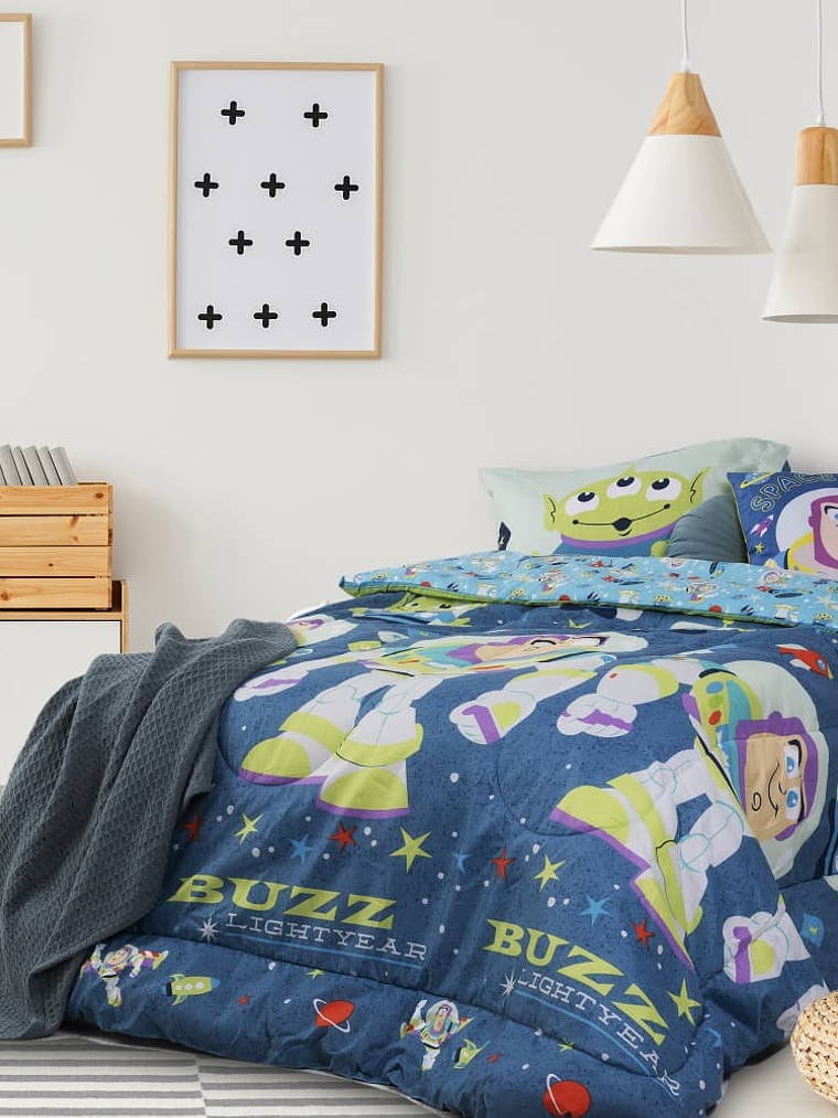 Plumón Microfibra Single Toy Story Buzz 1