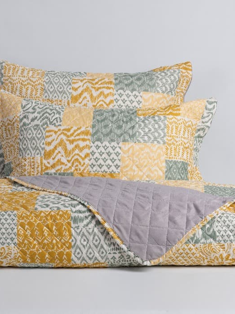 Quilt 1.5 Plazas Cosido Patchwork Leo 3