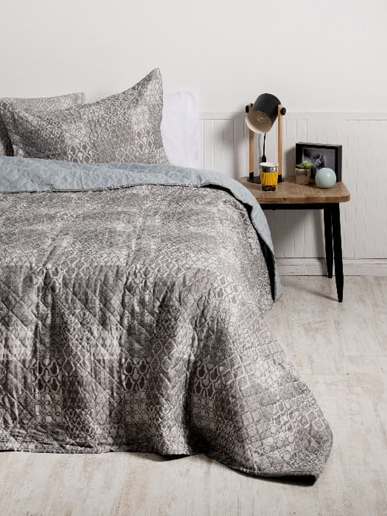 Quilt 1.5 Plazas Cosido Patchwork Piscis 2