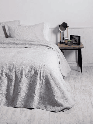 Quilt 2 Plazas Portugal Gris