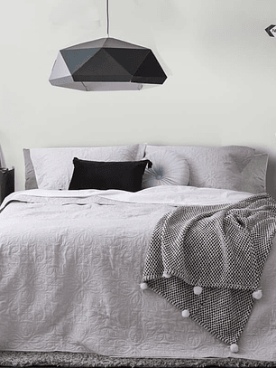 Quilt 2 Plazas Portugal Gris