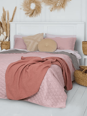 Quilt KING Bicolor Ultrasónico (variedad colores)