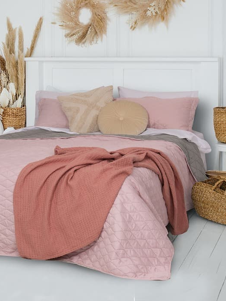 Quilt KING Bicolor Ultrasónico (variedad colores) 1