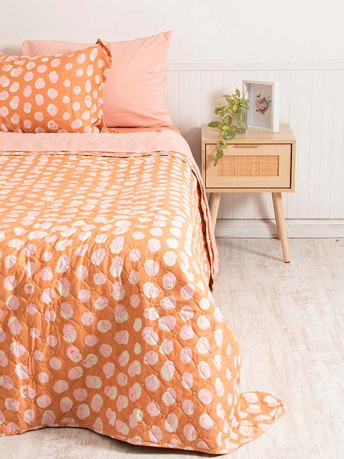 Quilt + Sábana Estampado 1.5 Plaza / Dots 1