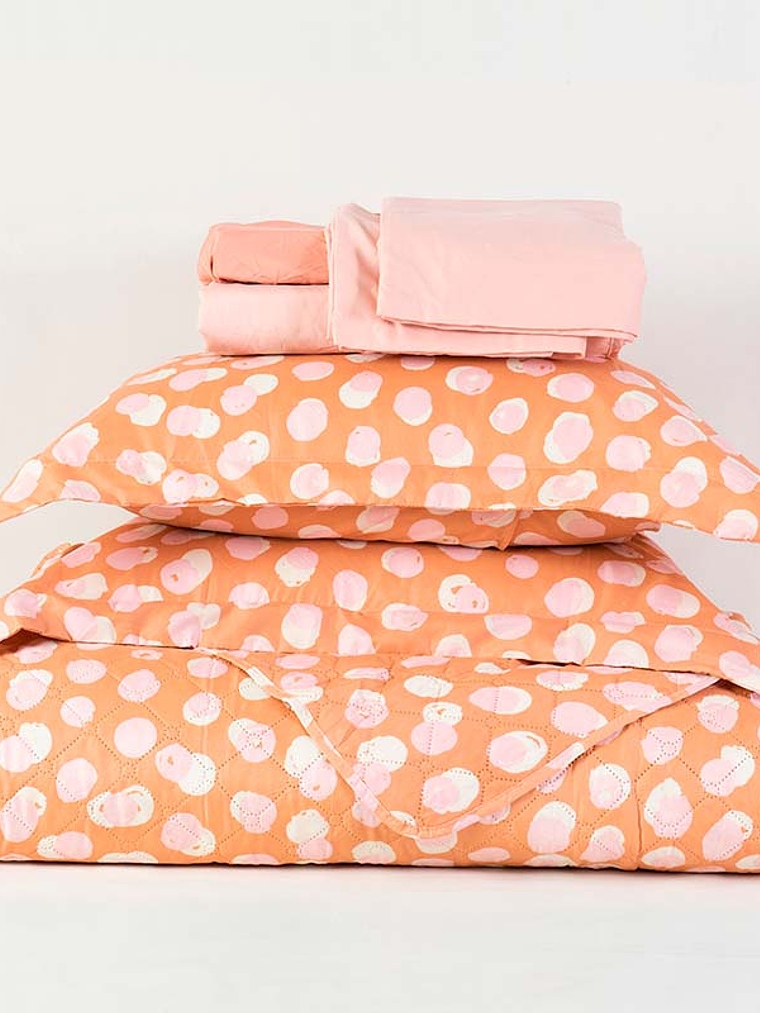 Quilt + Sábana Estampado 1.5 Plaza / Dots 2