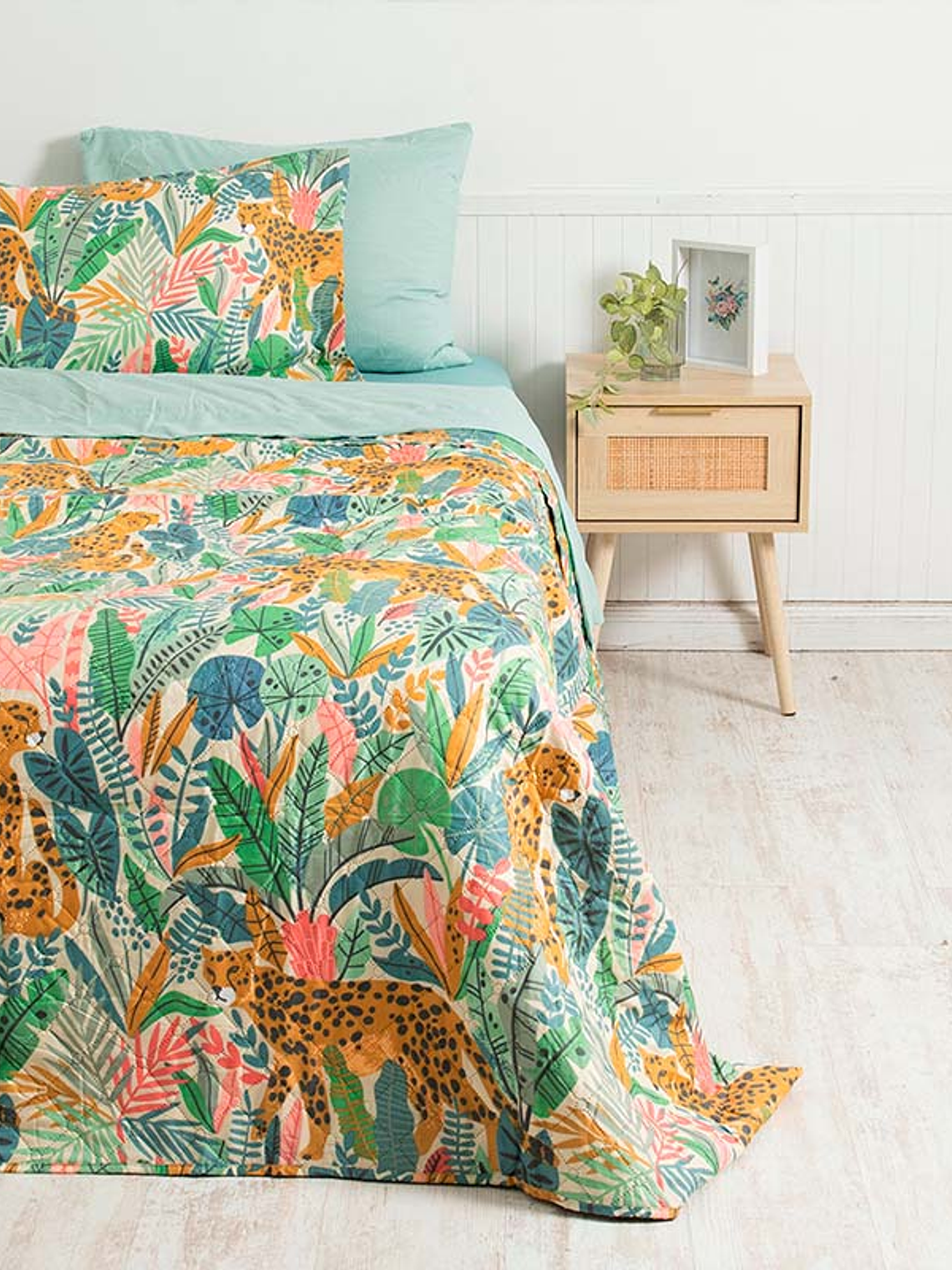 Quilt + Sábana Estampado 1.5 Plaza / Assa 1