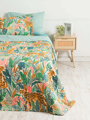 Quilt + Sábana Estampado 1.5 Plaza / Assa