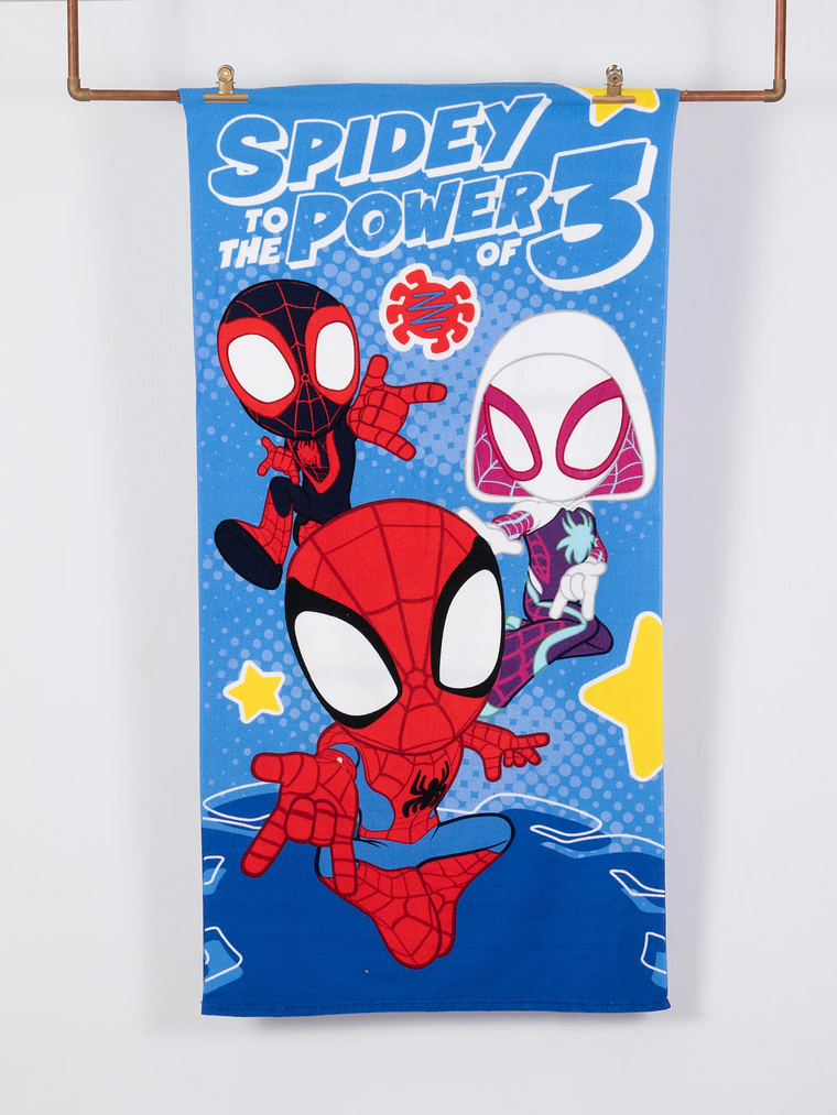 Toalla Playa + Bolso - Spiderman Black 1