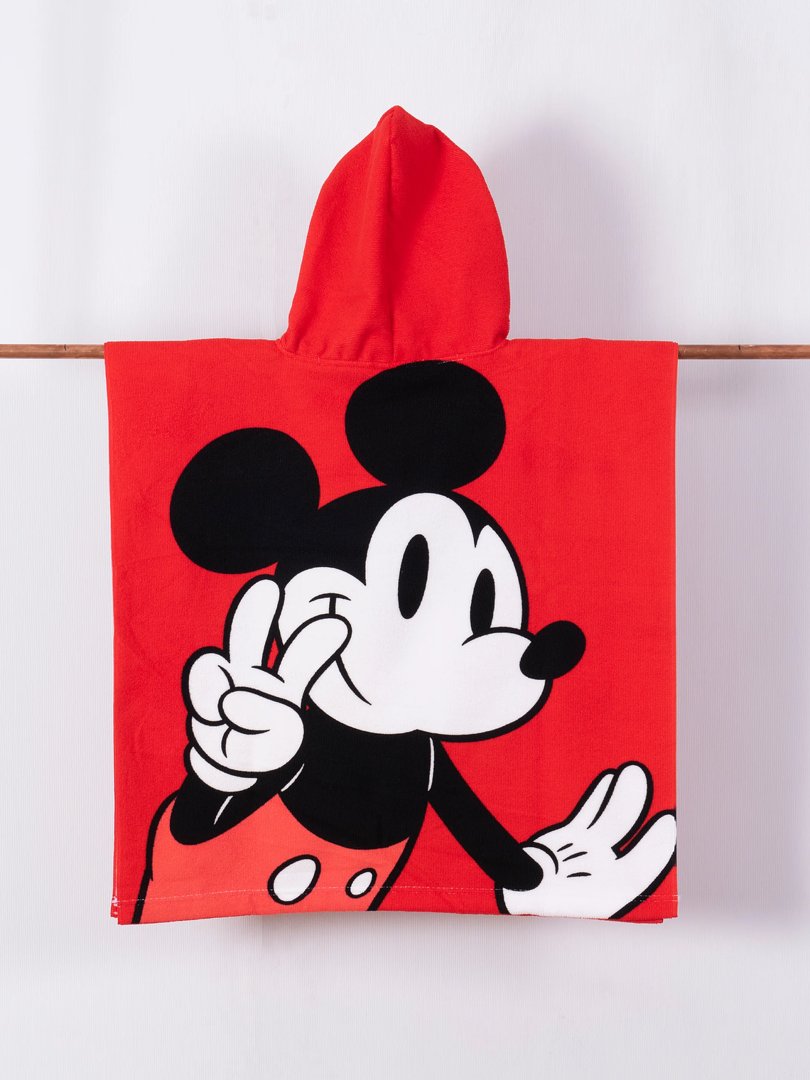 Toalla Playa + Capucha - Mickey Red 2