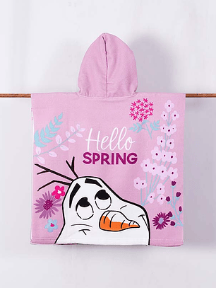 Toalla Playa + Capucha - Frozen 