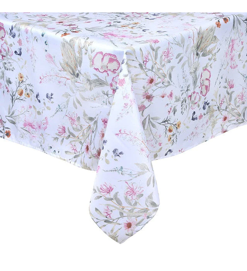 Mantel Aquarela 150x210 Rectangular Flower