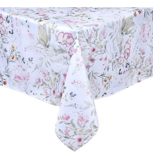 Mantel Aquarela 150x210 Rectangular Flower