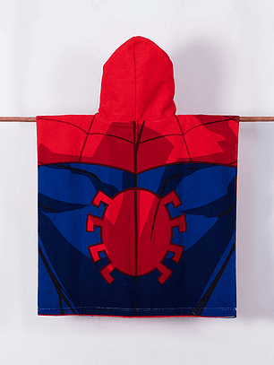 Toalla Playa + Capucha - Spiderman