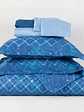 Quilt + Sábana Estampado 2 Plazas / Indigo - Miniatura 2