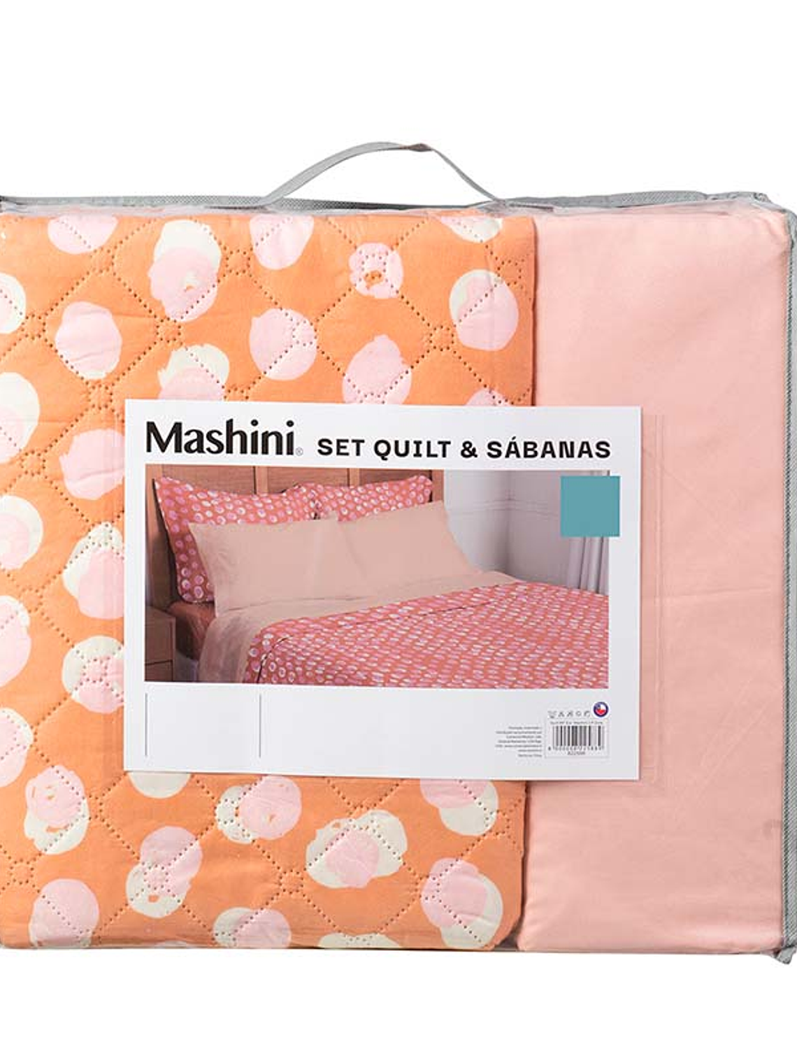 Quilt + Sábana Estampado 2 Plazas / Dots 3