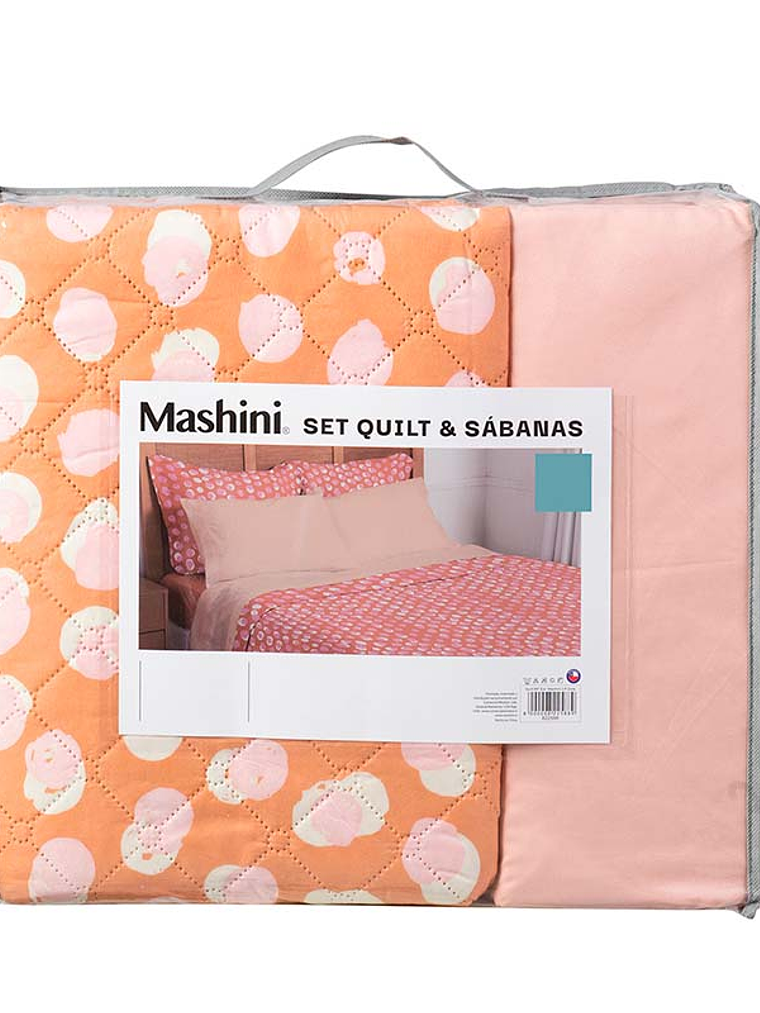 Quilt + Sábana Estampado 2 Plazas / Dots 3