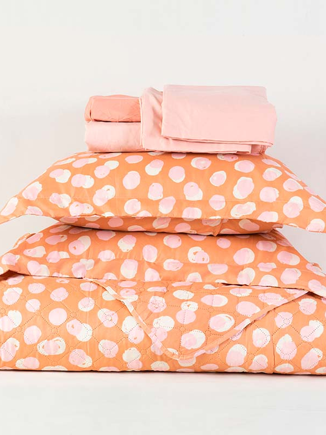 Quilt + Sábana Estampado 2 Plazas / Dots 2