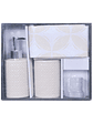 Set de Baño 4 Piezas Cruces Beige - Miniatura 1