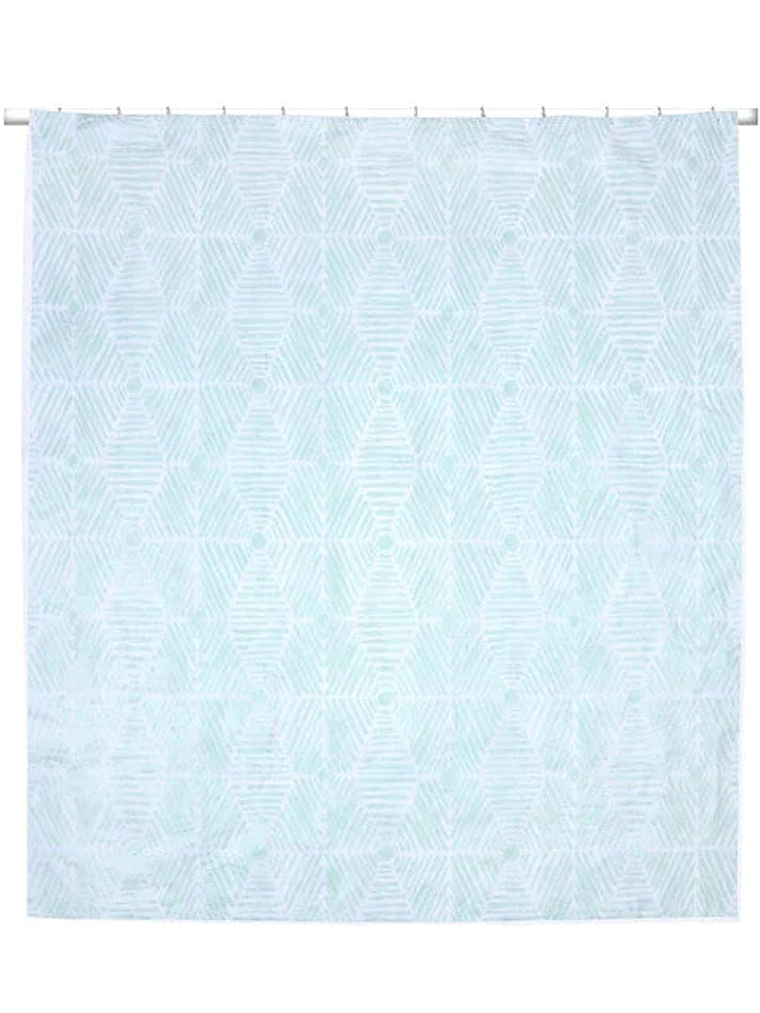 Set de Baño 4 Piezas Chevron Verde Claro 3